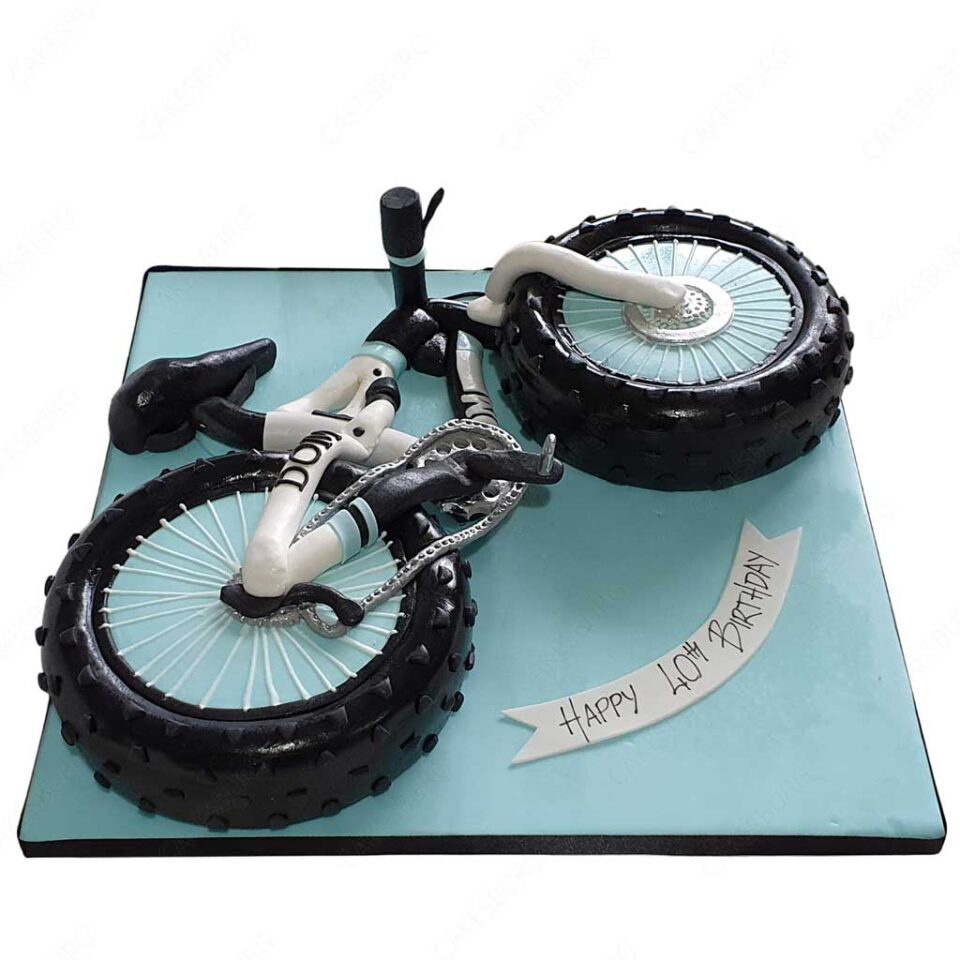 How to make a bicycle cake decoration