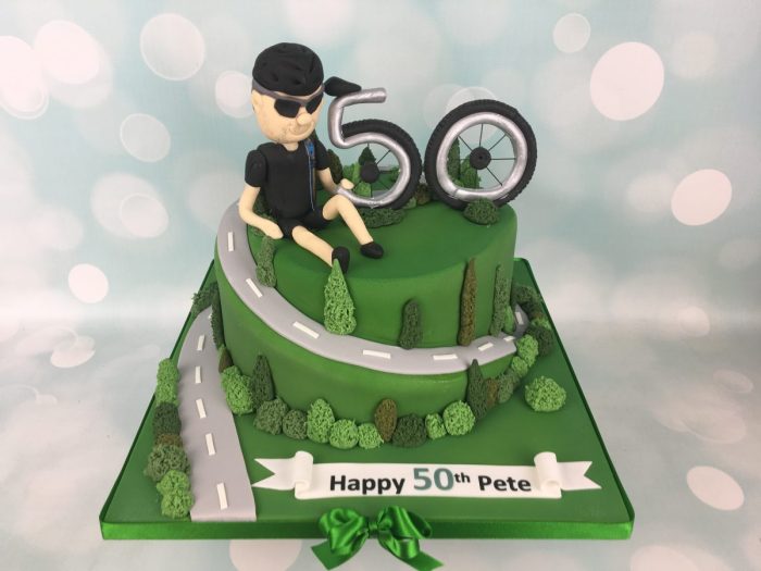 How to make a bicycle cake decoration