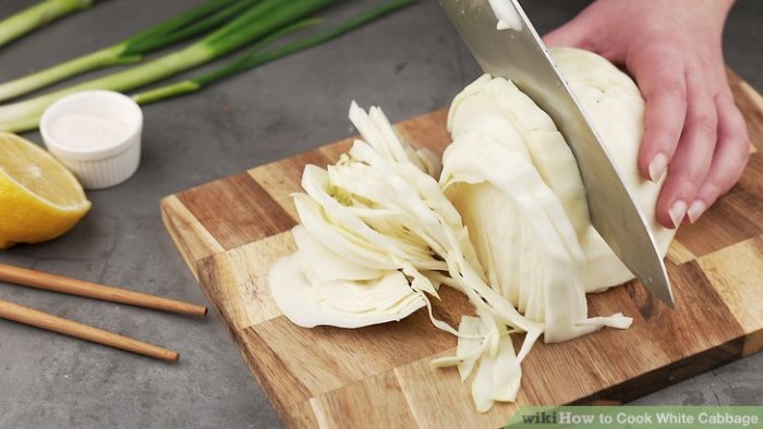 How to cook white cabbage indian style