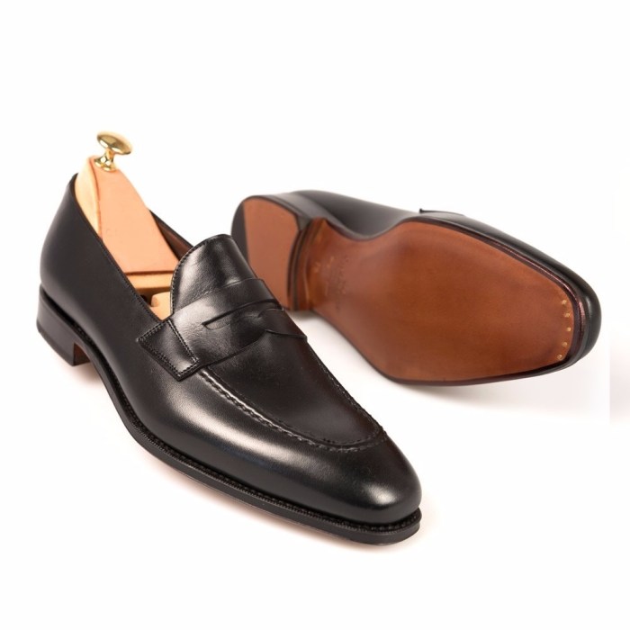 Loafers penny shoes men loafer dress handmade leather seller carmina rain