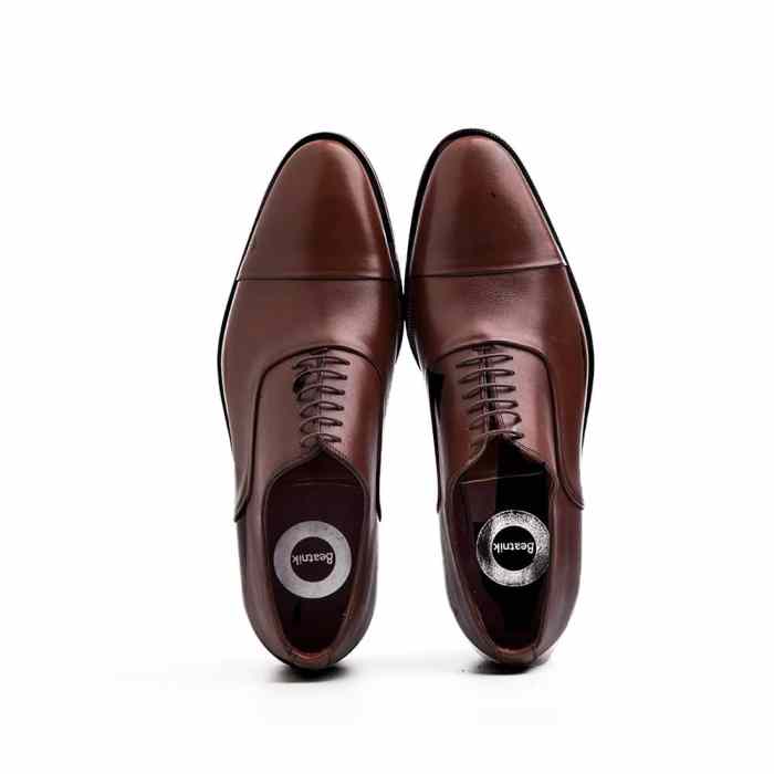 Oxford mens brown dress shoes